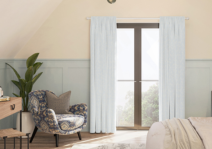 Norrland, Steam Blue - Made to Measure Curtains - Image 3